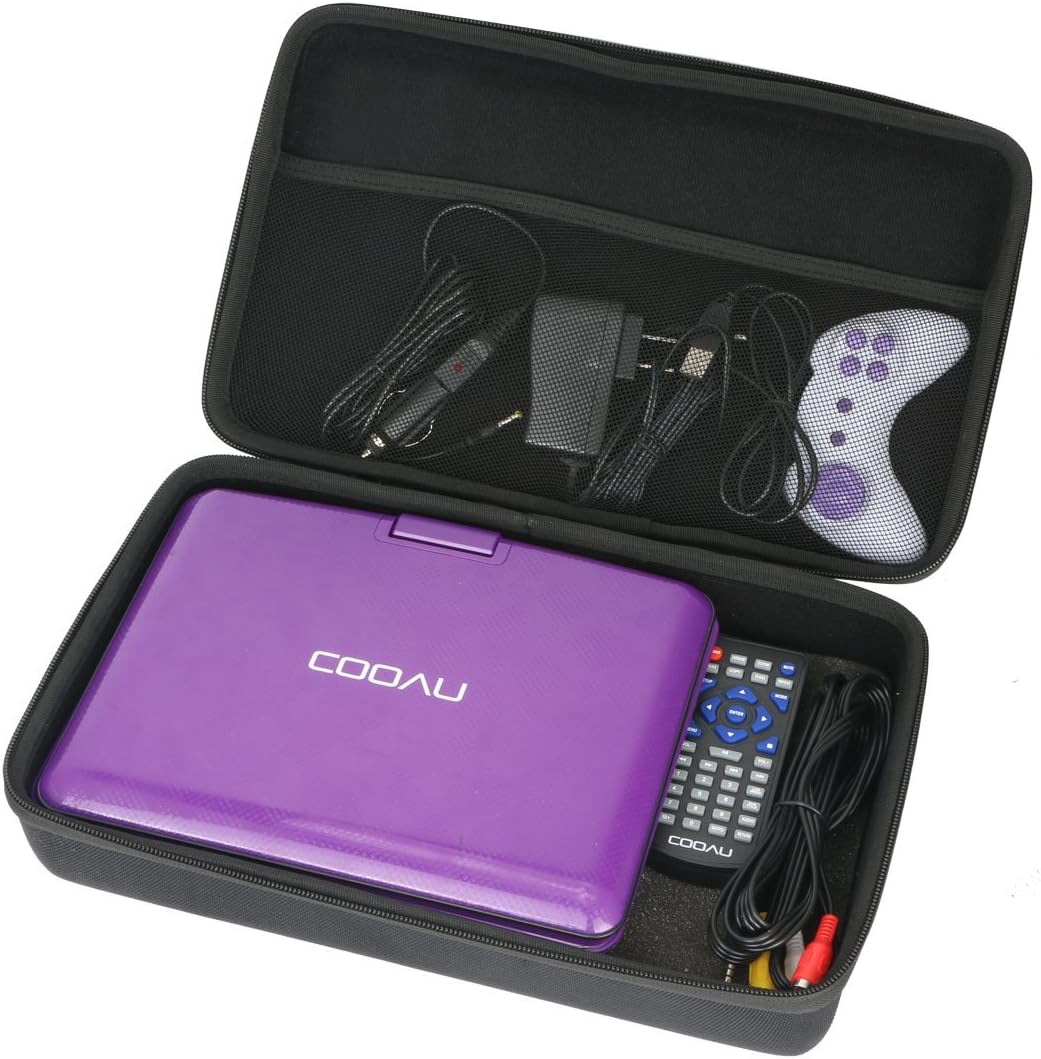 khanka Hard Case Replacement for COOAU 11" Portable DVD Player Black