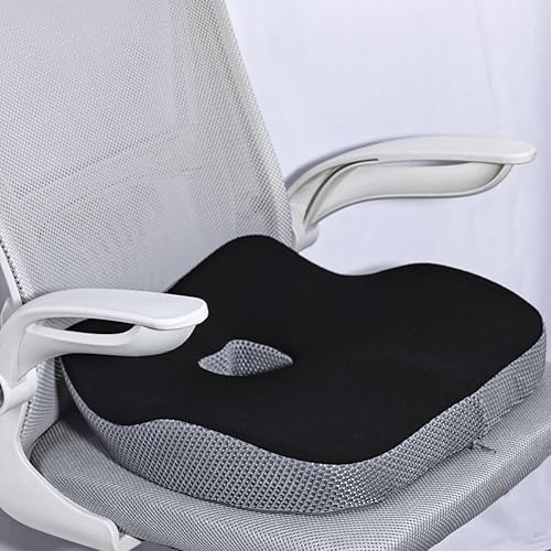 Miniatura 9 de Cojín para asiento de automóvil, cojín para silla de oficina, mejora la postura, soporte lumbar para silla de oficina, cojín para el dolor de