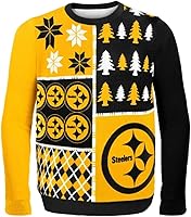 Vista 9 de FOCO NFL Unisex-Adult NFL Busy Block Ugly Sweater