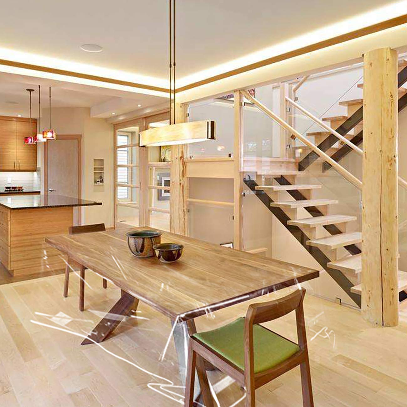 Crystal Clear Plastic Tablecloth Protector, Table Cloth Vinyl, Size: (Rectangle 54'X72)