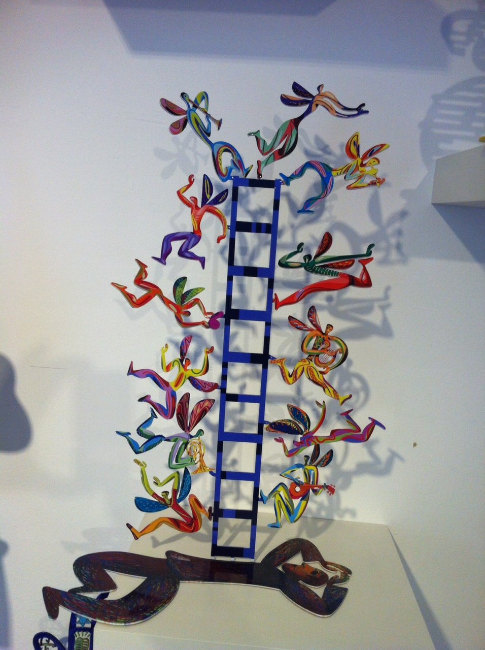 Jacob's Ladder - Serigraph on steel. 12 x 21. By David Gerstein by Rosh Hashana imported from Israel