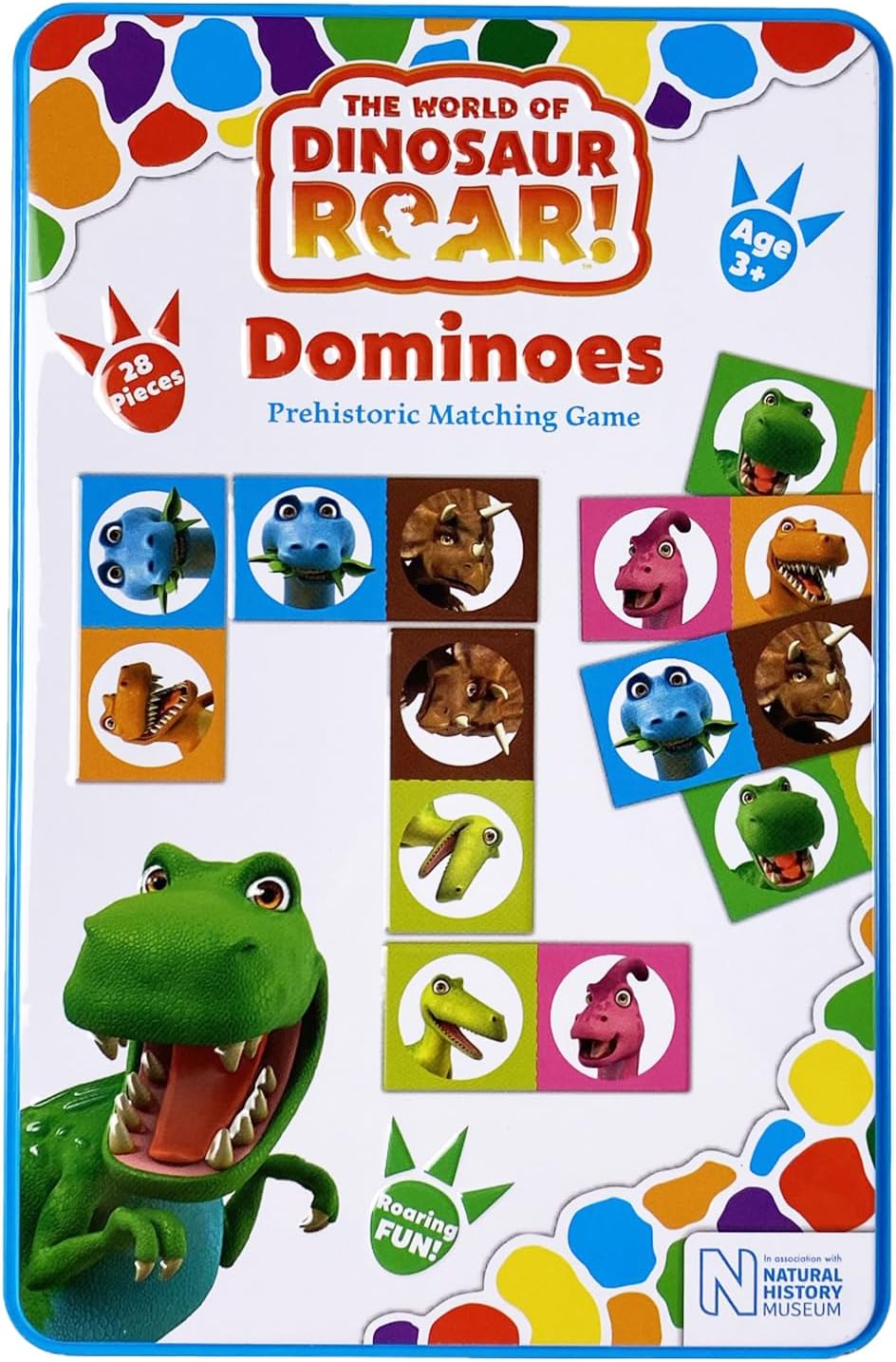 by Paul Lamond Games The World of Dinosaur Roar Picture Dominoes,20.5 cm x 13.5 cm x 3.8 cm