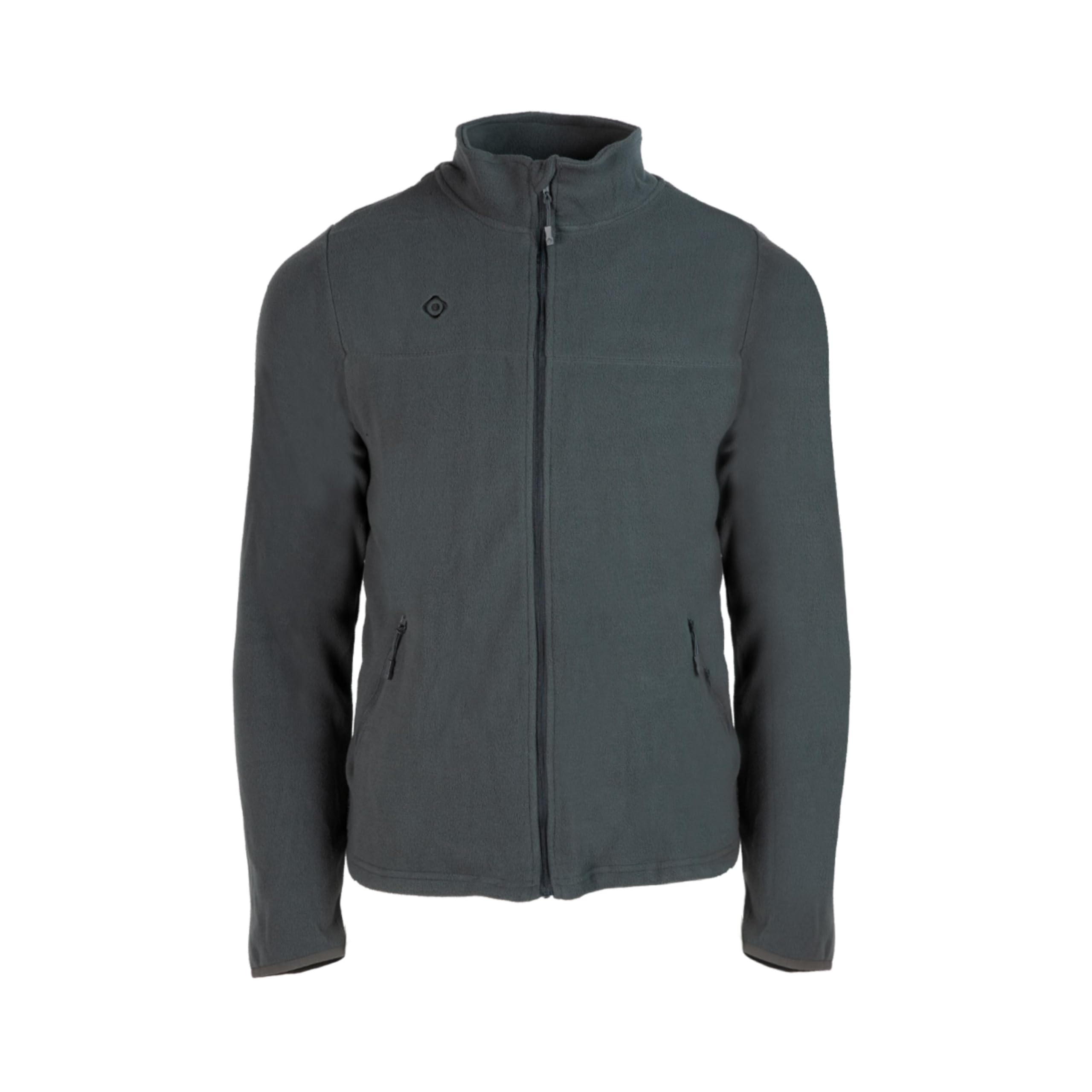 Idel - Suéter de Invierno para Hombre - Chaqueta Polar con Cuello Alto y Cremallera - Ligero y de Secado Rápido - Ideal para Actividades al Aire Libre - Amarillo - Manga Larga - Regular - S - 6XL