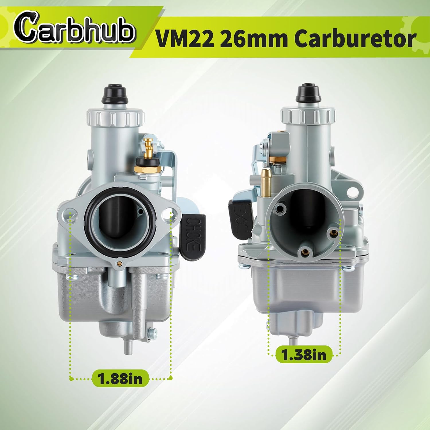 Carburetor for Intake Pipe Pit Dirt Bike 110cc 125cc 140cc Lifan YX Zongshen Pit XR50 CRF70 KLX BBR Apollo Thumpstar Braaap Atomic DHZ SSR VM22 26mm Carburetor