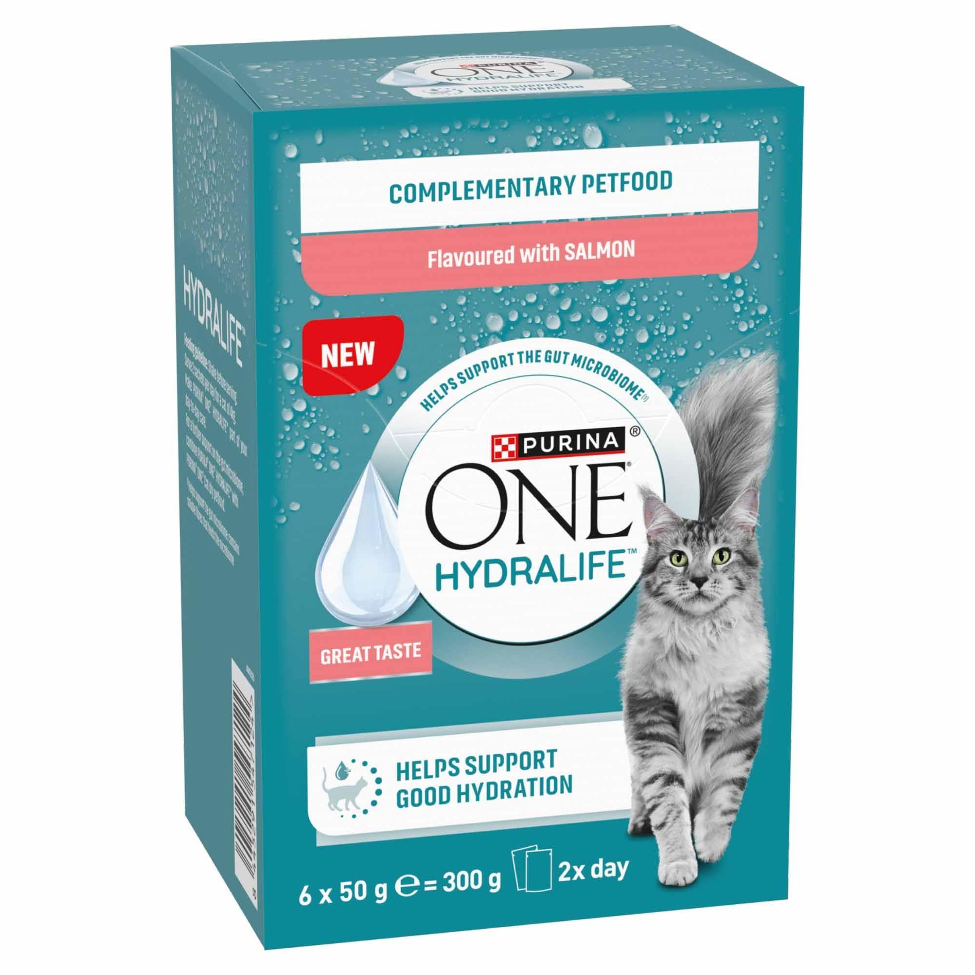 ONE HYDRALIFE Cat Liquid Topper Salmon (6x50g)