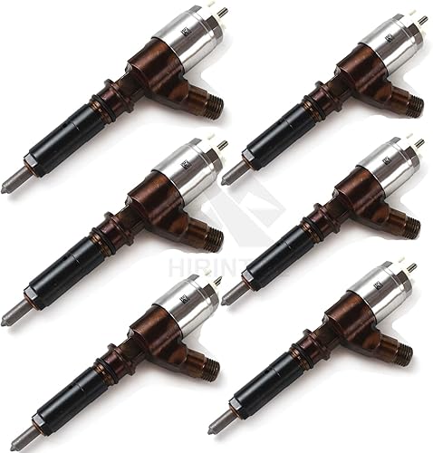 6PCS 32F61-00013 32F6100013 Common Rail Fuel Injectors for Caterpillar CAT Perkins C4.2 Diesel Engine