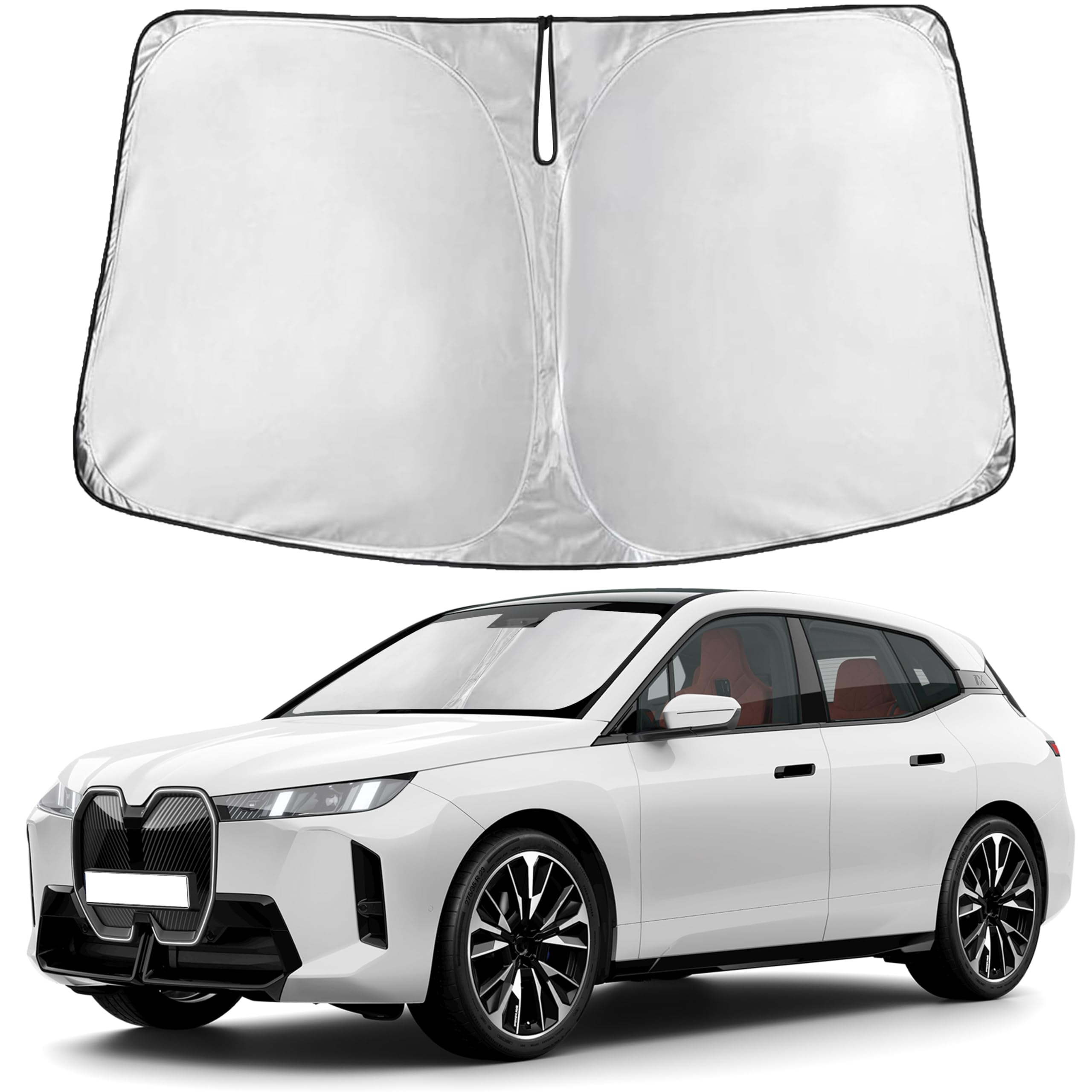 EcoNour Windshield Sunshade Compatible for BMW iX 2022-2024 2025 2026