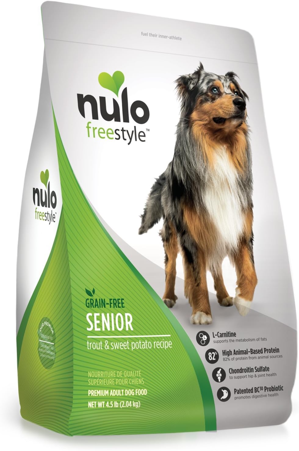 Nulo Senior Dry Dog Food Kibble An Grain Glucosamine 70 OFF Outlet