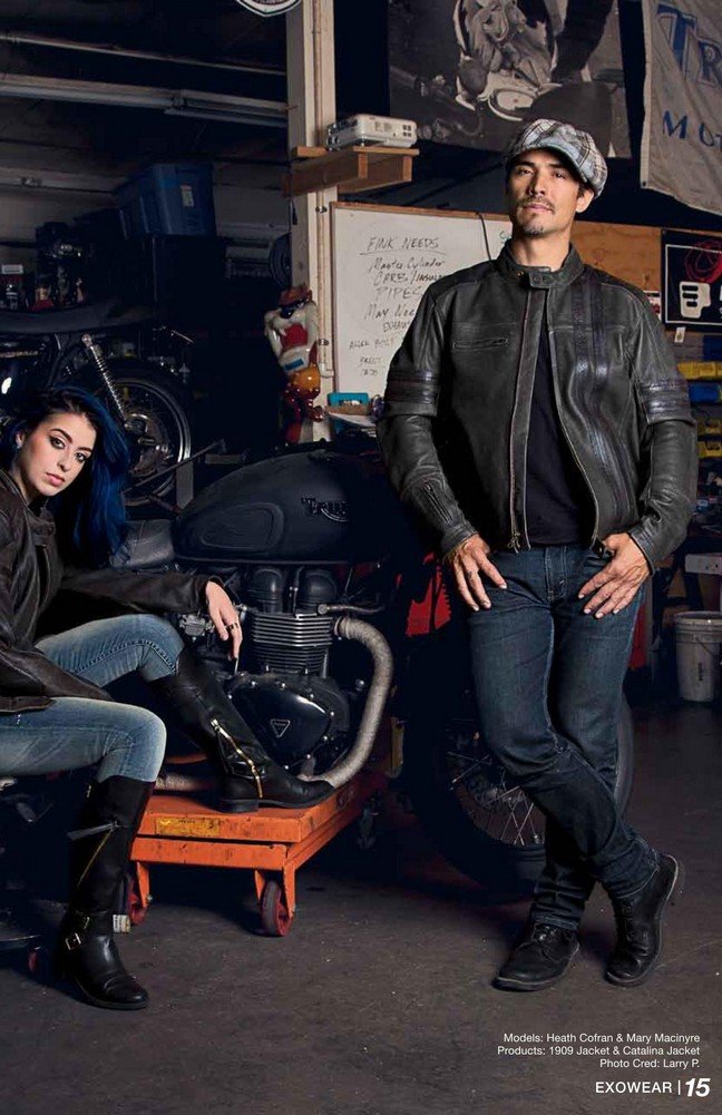 ScorpionEXO 1909 Leather Mens Motorcycle Jackets - 3X-Large — view 2