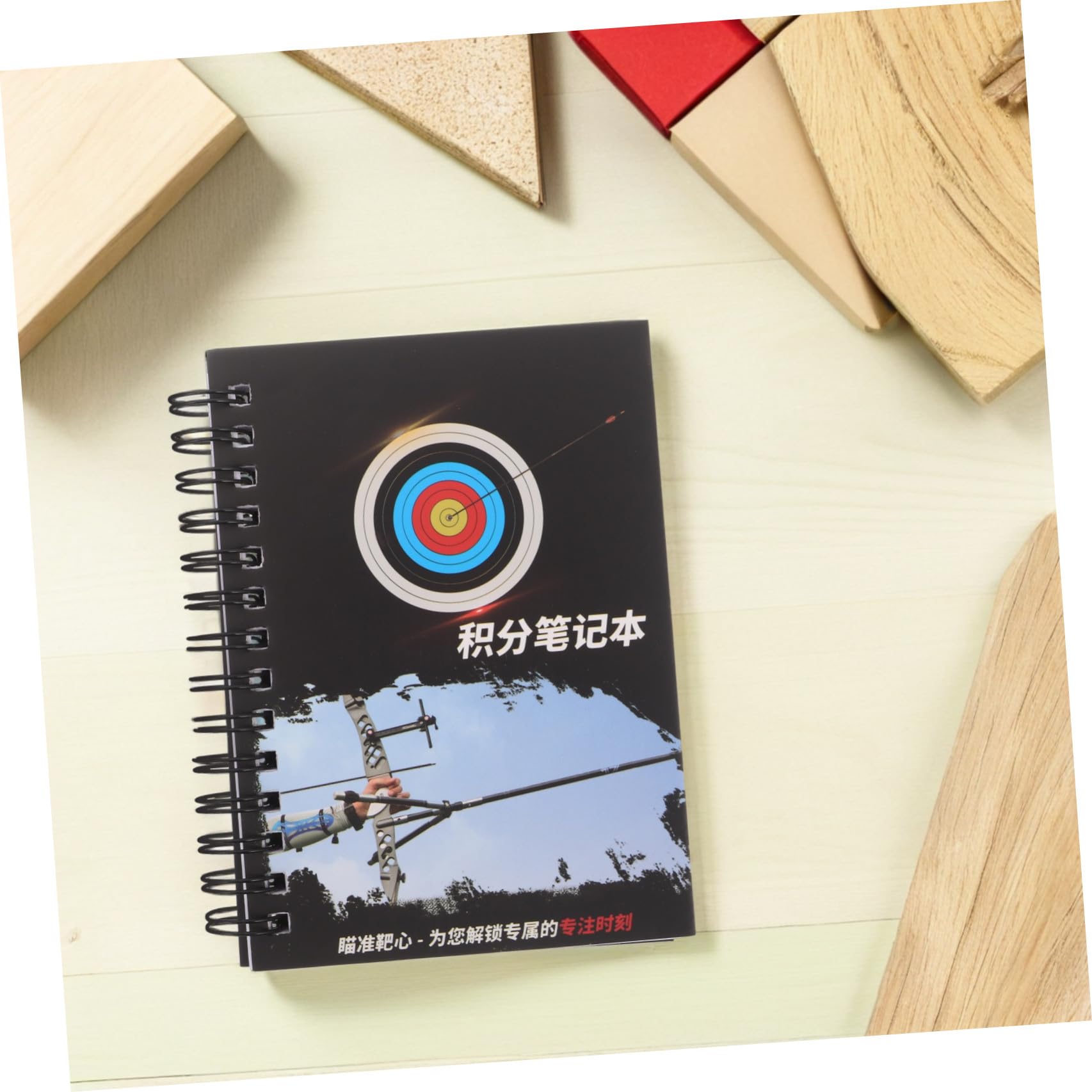 Cuaderno de puntuación para tiro con arco, tamaño pequeño portátil, numerosas hojas, registro de puntuación multifuncional para competiciones y entrenamientos deportivos