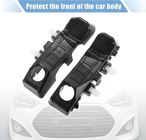 Miniatura 5 de X AUTOHAUX 1 par soporte de parachoques delantero para Hyundai Veloster 2012-2017 NO.86514-2V000/86513-2V000 lado izquierdo del conductor y del