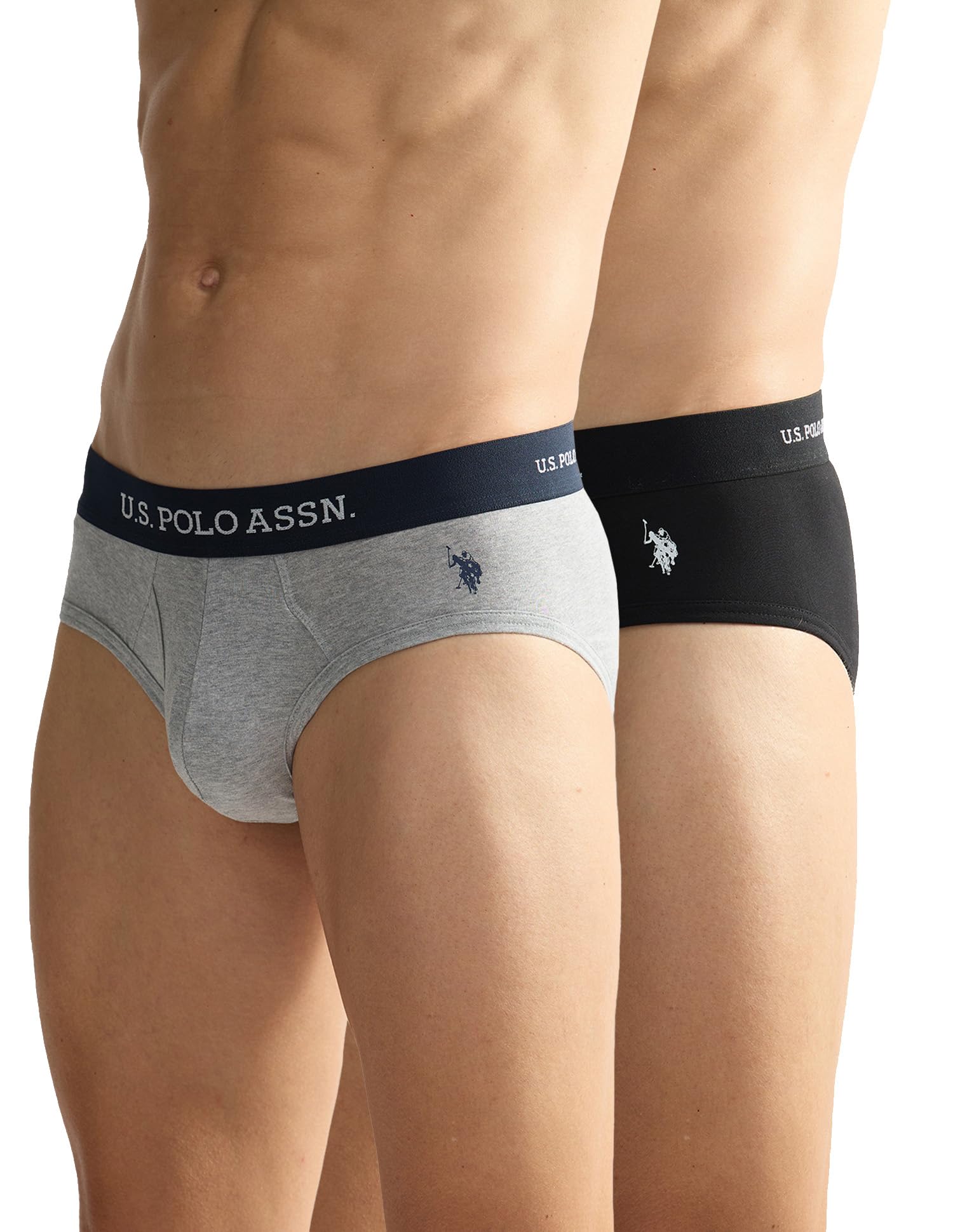 u.s. polo assn. Men's Cotton Blend Classic Solid Briefs-picture-23