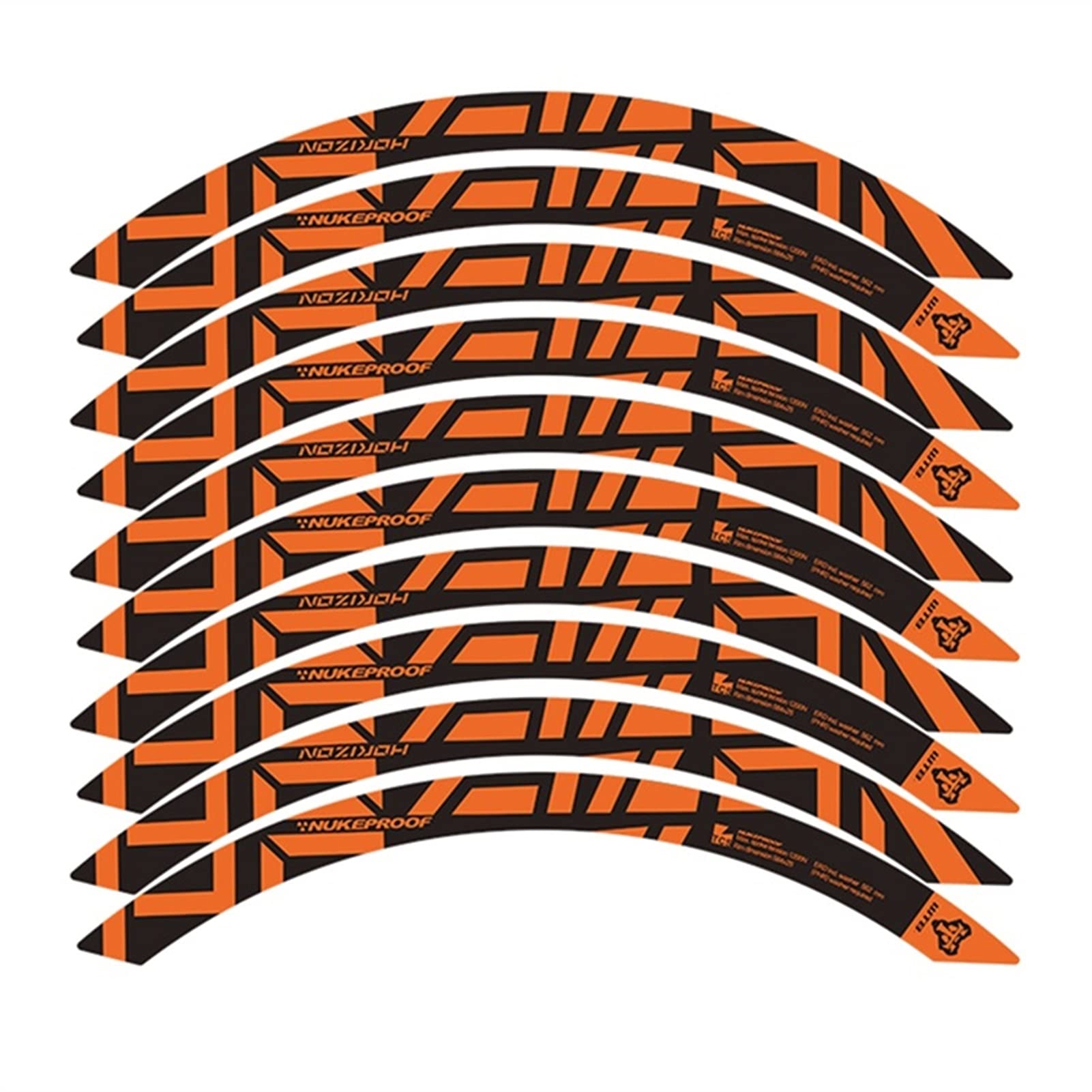 HGDQ Bicycle Wheel Stickers MTB Rim Stickers Bike Wheel Set Decal Mountain Bike Rim Decal Bicycle Accessories