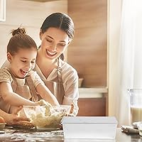 Vista 7 de Happyyami 1 caja de tostadas antiadherente con tapa molde de pan para hornear en casa, utensilios para hornear de fácil liberación para hacer