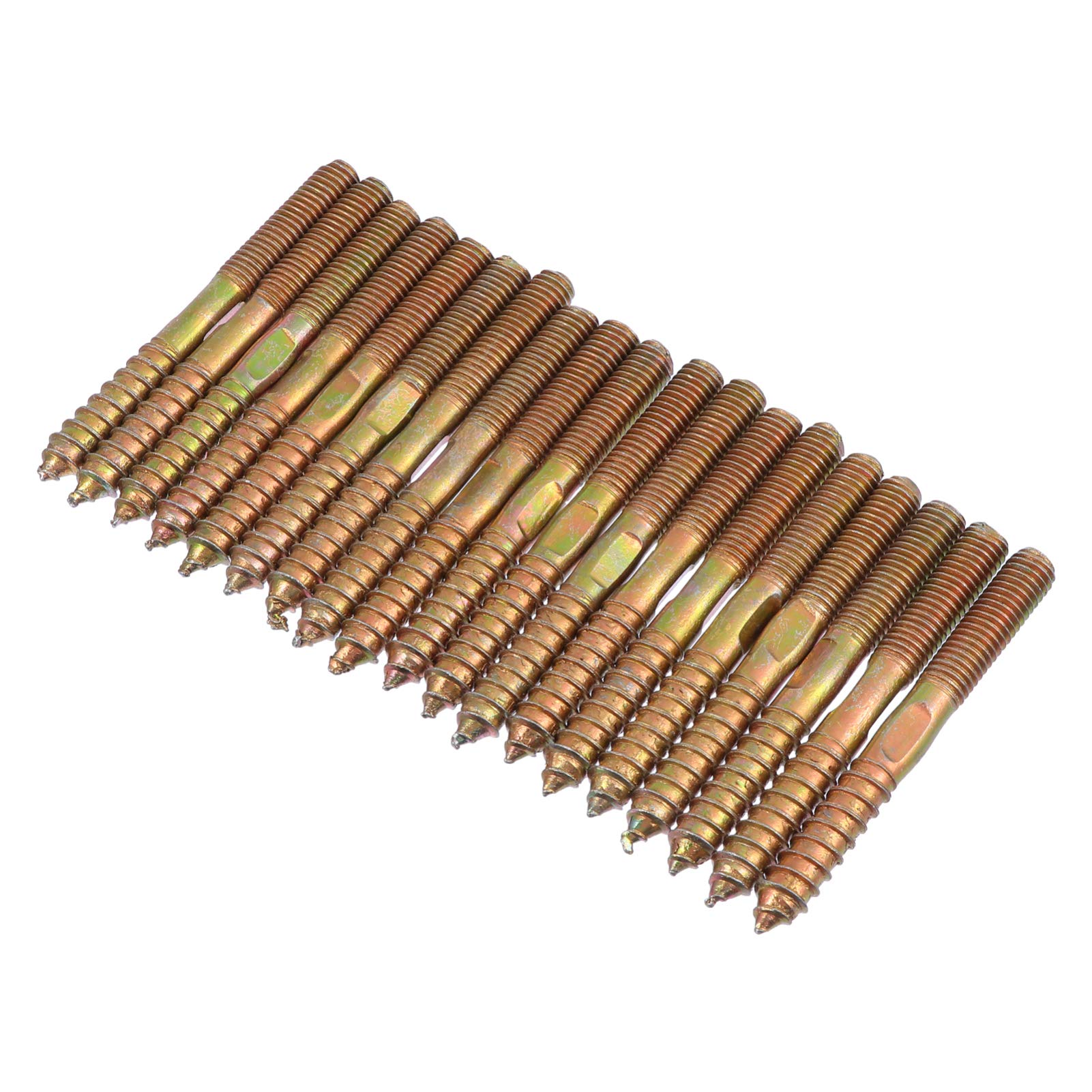 50 Pcs Self-Tapping Screws Fastener Bolts Furniture Bolts Wood Hanger Screw Bolts Fastener Stainless Steel Bolts Metric Bolts Hanger Bolts Carbon Steel m8 Outrigger Wooden