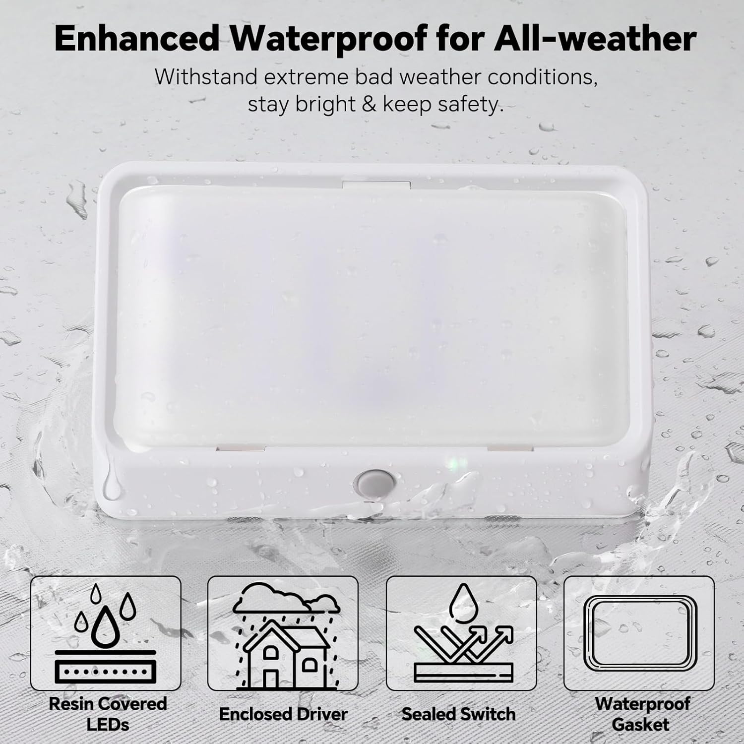 8pcs Puck Lights and RV Porch Light Bundle