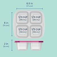 Vista 8 de EasyLunchboxes ELB4 - Caja para aperitivos (4 compartimentos)