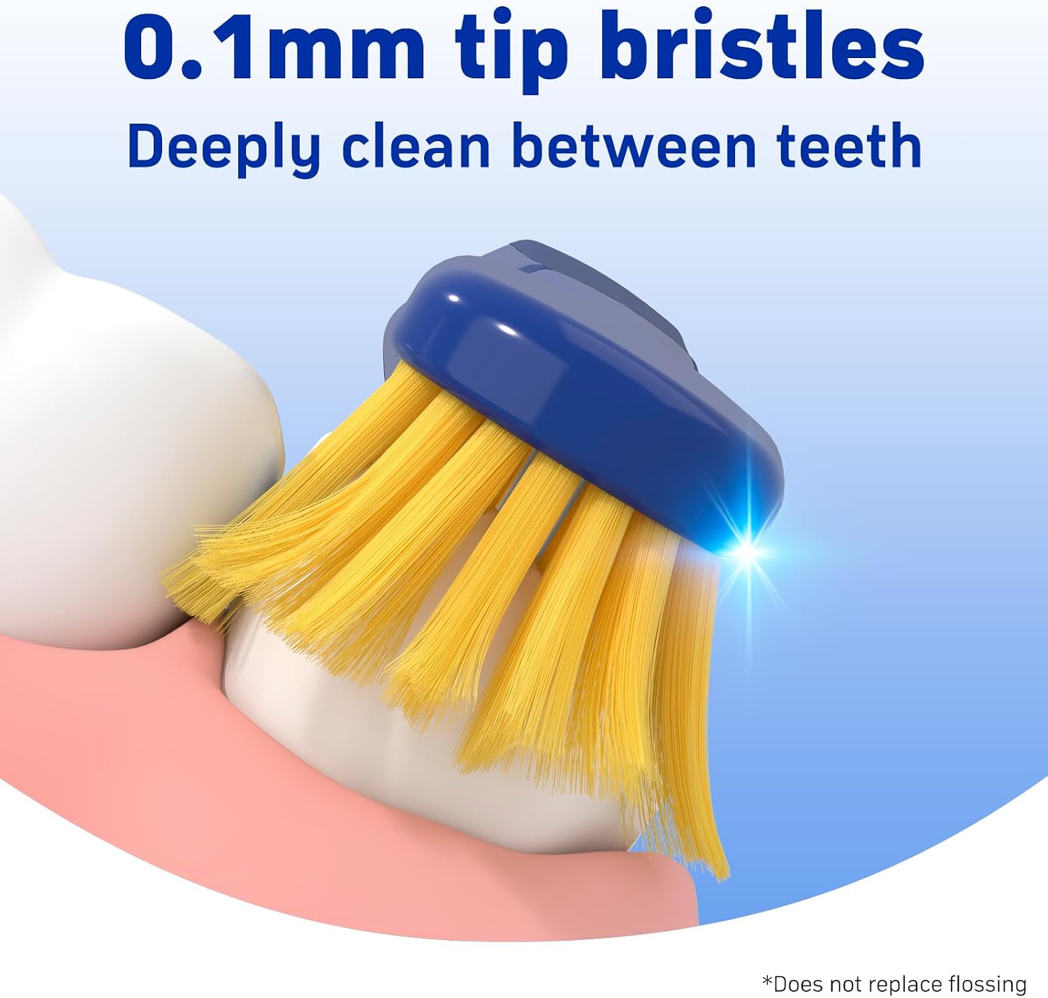 Adult Wide Head Soft Hair Toothbrush, Manual Toothbrush, Excellent Cleaning Effect for Large Head, Ultra Soft Brush Double Bristle Cleaning Effect is Better 4count（Pack of 1） image 5