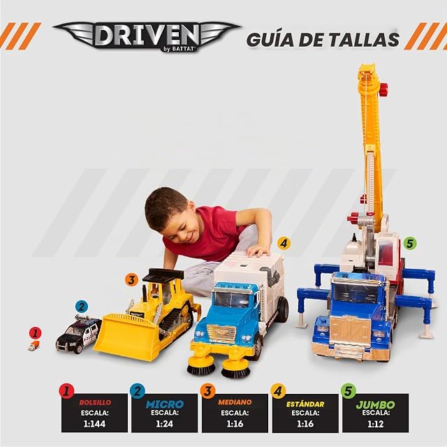 Foto 2 de 8 de Driven by Battat Stunt Jump Extreme, Set de Acrobacias de Coches