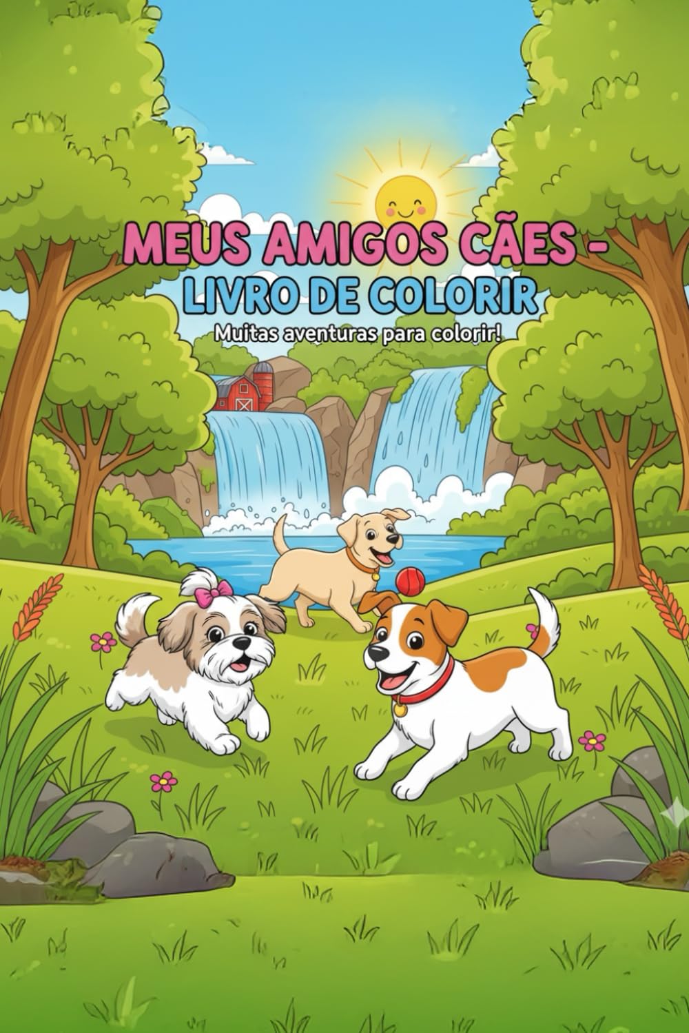 Meus amigos cães - Livro de colorir: Muitas aventuras para colorir