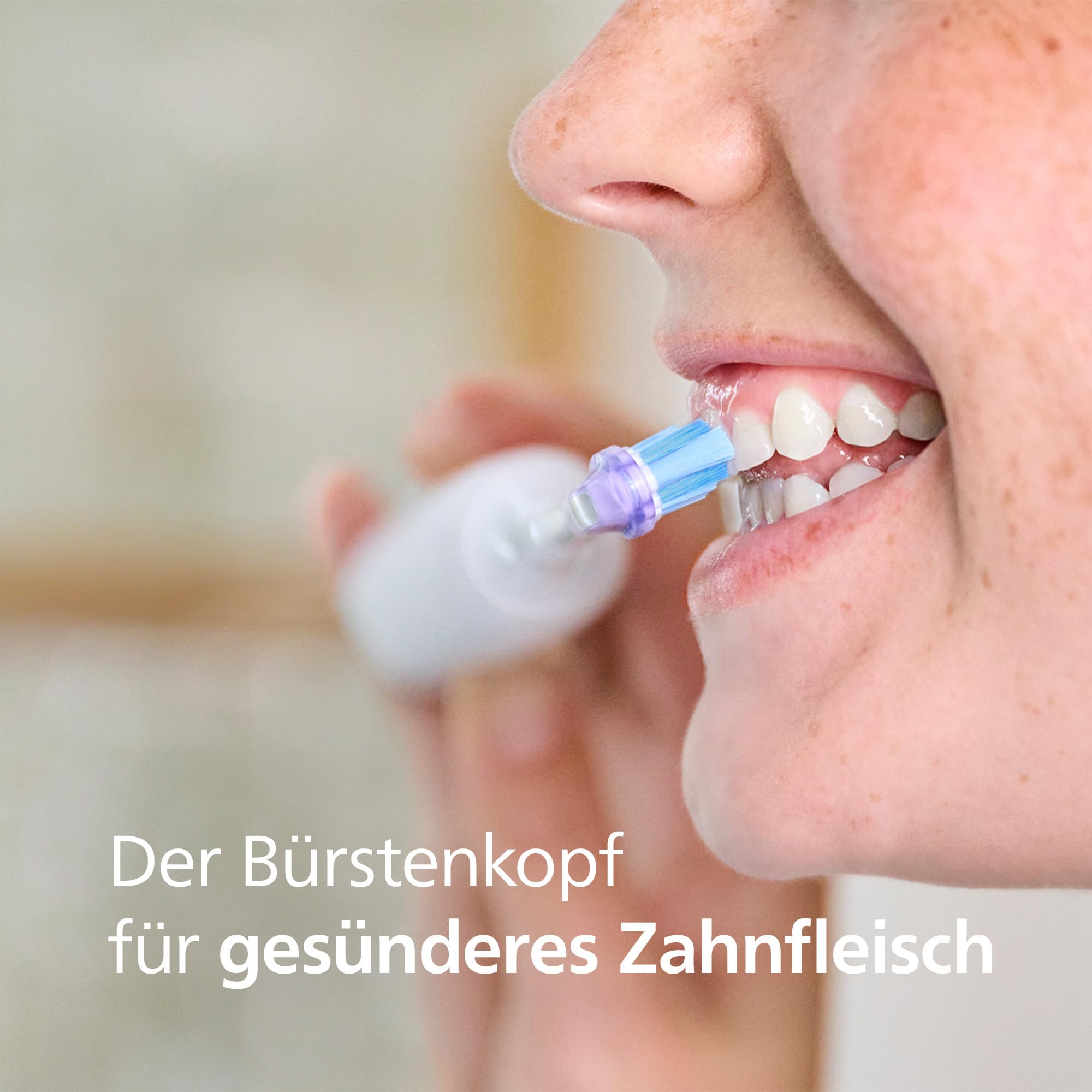 Philips Sonicare G3 Premium Gum Care, Original Ersatzbürstenköpfe, Weiß, 4er-Pack, HX9054/87