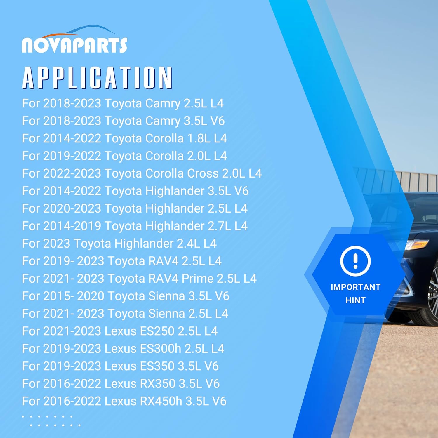 NOVAPARTS Front Left Side Power Door Lock Actuator Motor w/Latch Assembly for Toyota Corolla Camry Highlander RAV4 Sienna Lexus ES250 ES300h ES350 RX350 RX450h Replace 69040-02440 937909 DLA1423