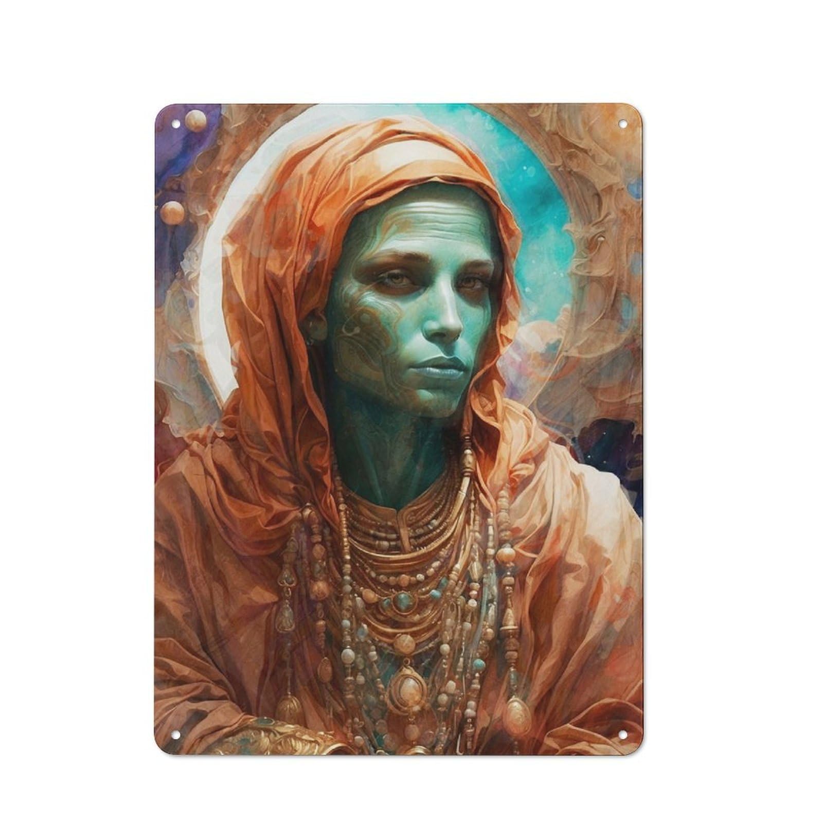 Junmoney Djinn Elder For Café Or Restaurant, Vintage Metal Sign 40X30cm, For Vintage Wall Decor Fans, For Cafés, Pubs And Restaurants