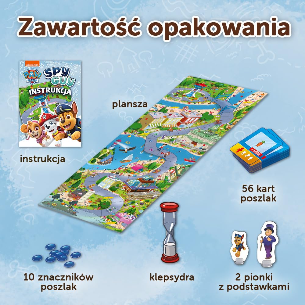 Trefl - Spy Guy PAW Patrol - Kooperacyjna Gra Obserwacyjna dla Najmłodszych z Bohaterami Bajki Psi Patrol, dla Dzieci od 3 lat