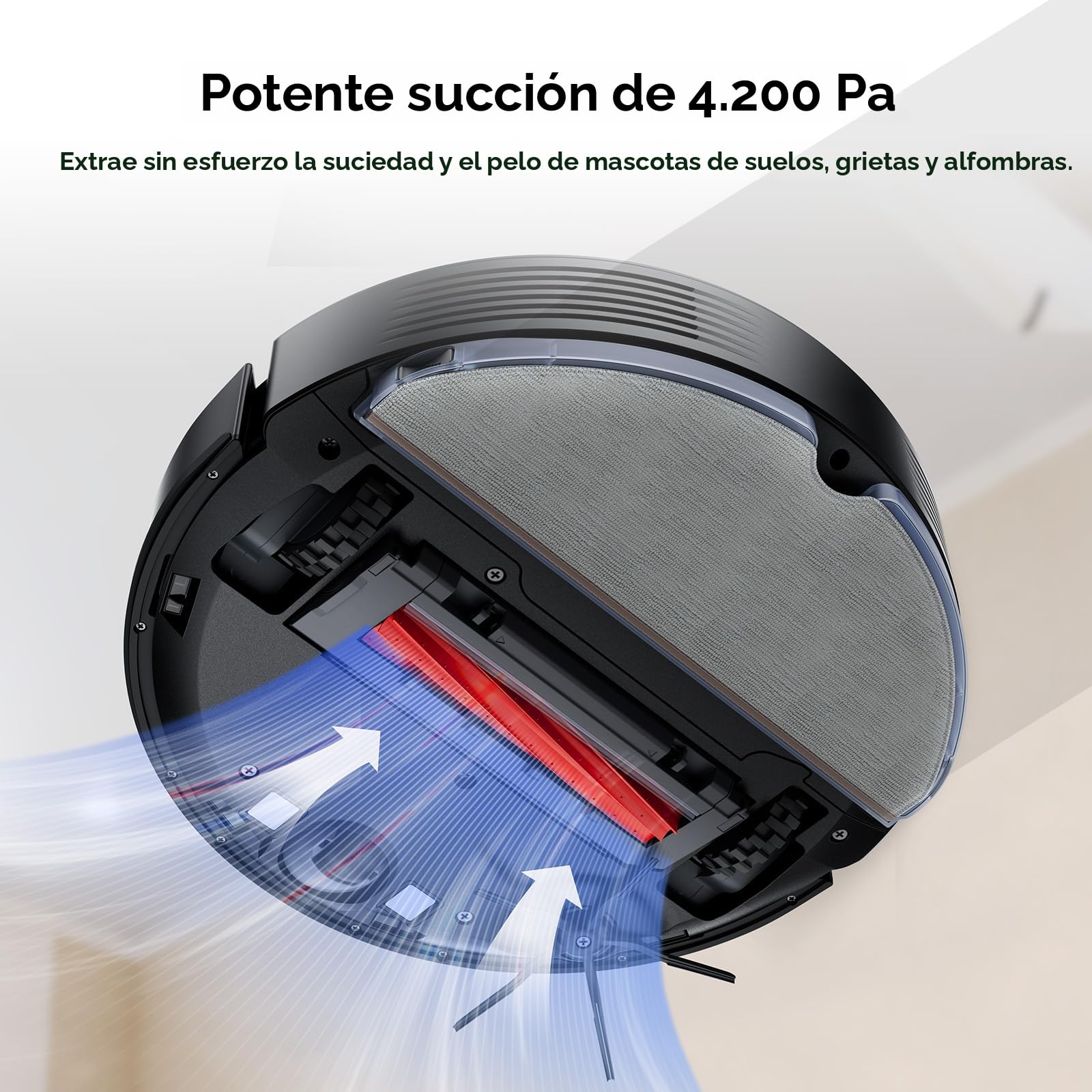 Amazon.com: roborock Q7 Max Robot Aspirador y Trapeador, Flujo de