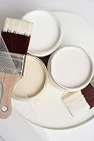 Vista 6 de Dixie Belle Paint Company - Pintura con acabado de tiza para muebles, color blanco lino (Drop Cloth), 8 fl oz, pintura mineral color blanco lino mate