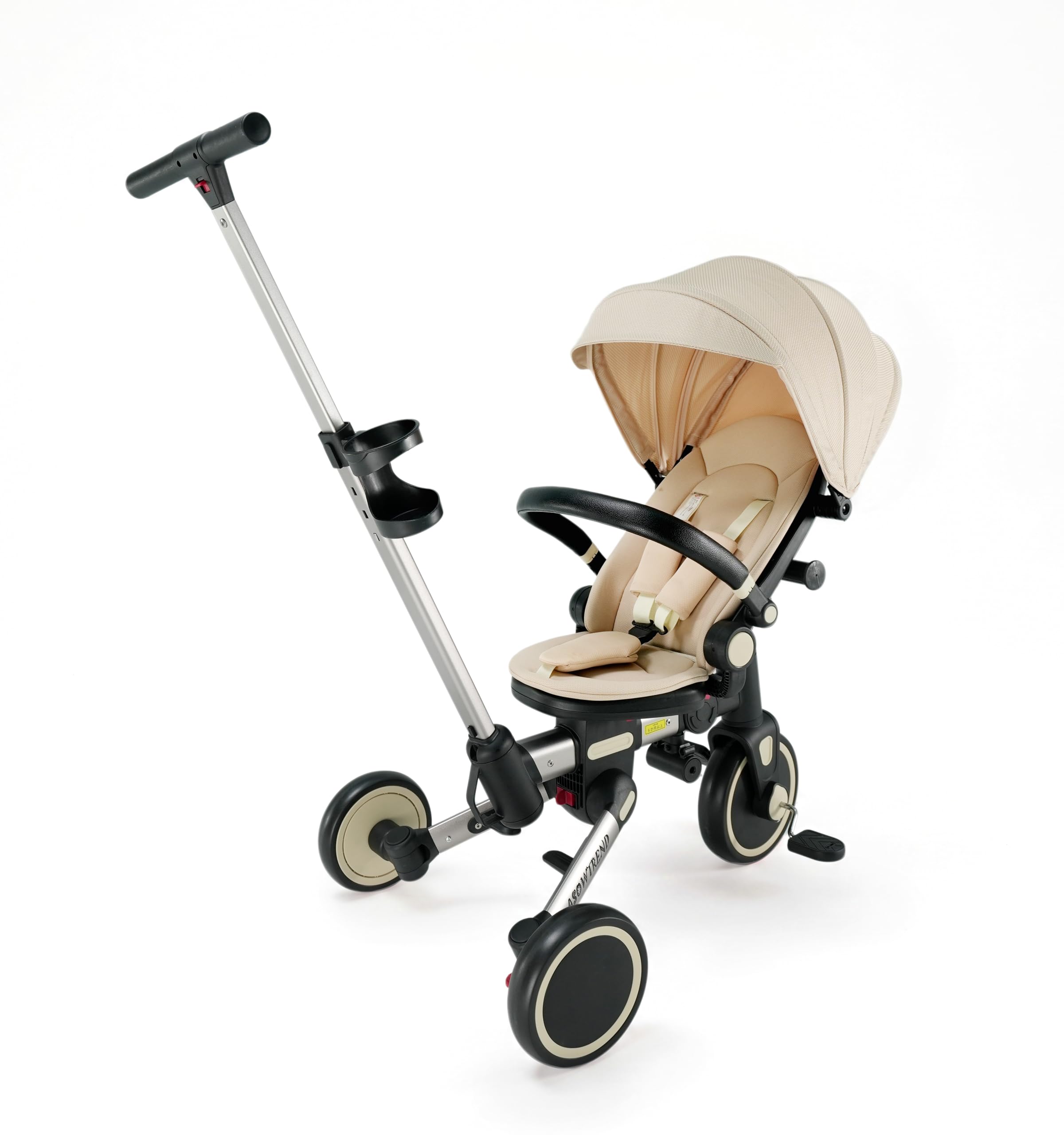 Amazon.co.jp: 【ASOWTREND】子供用三輪車 手押し棒付き 六ヶ月～6 歳