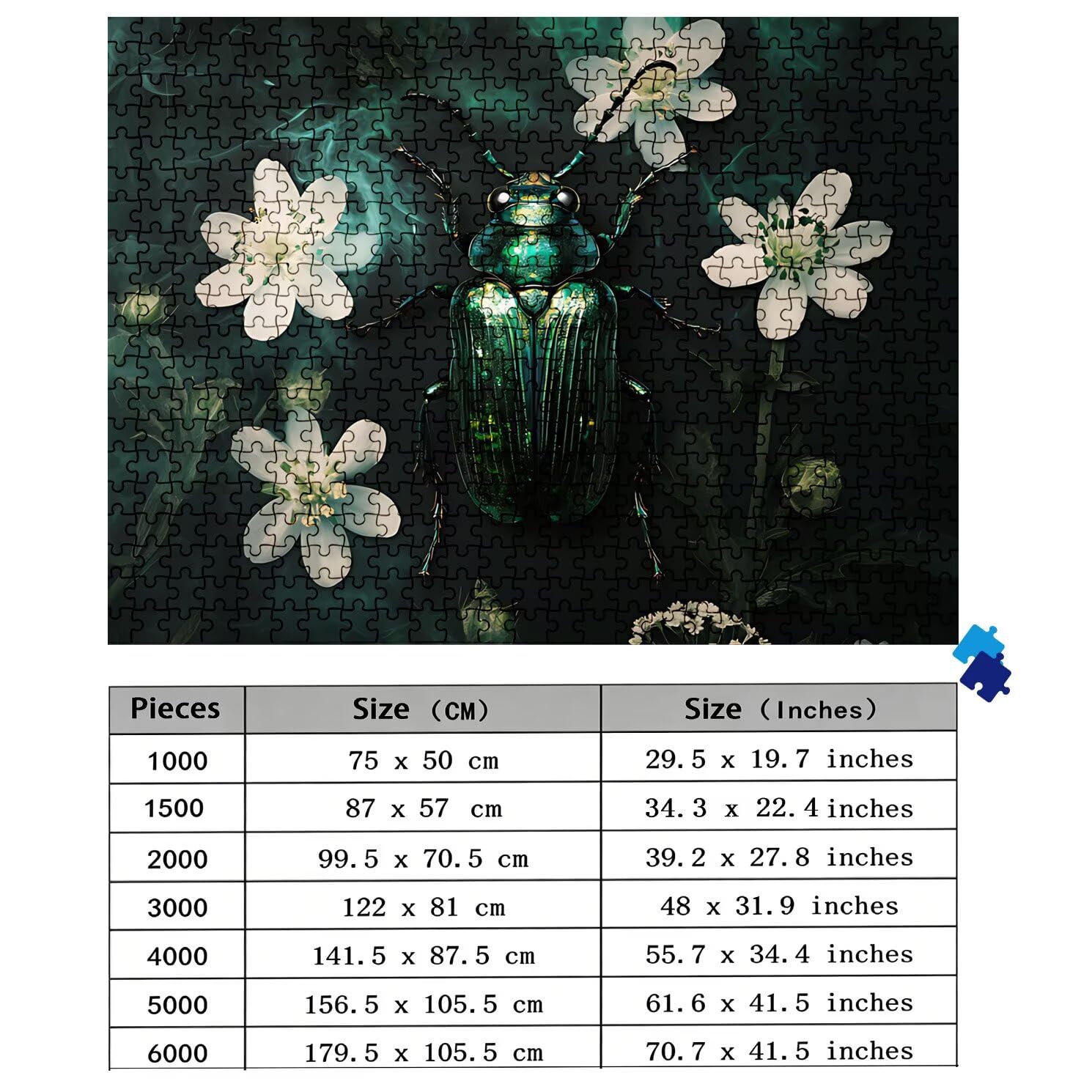Puzzle 2000 elementów, drewniane puzzle dla dorosłych, kwiat, zwierzę domowe, klasyczne puzzle 99,5 x 70,5 cm, gra rodzinna, redukcja stresu, gra myśląca, dekoracja domu, w0-283