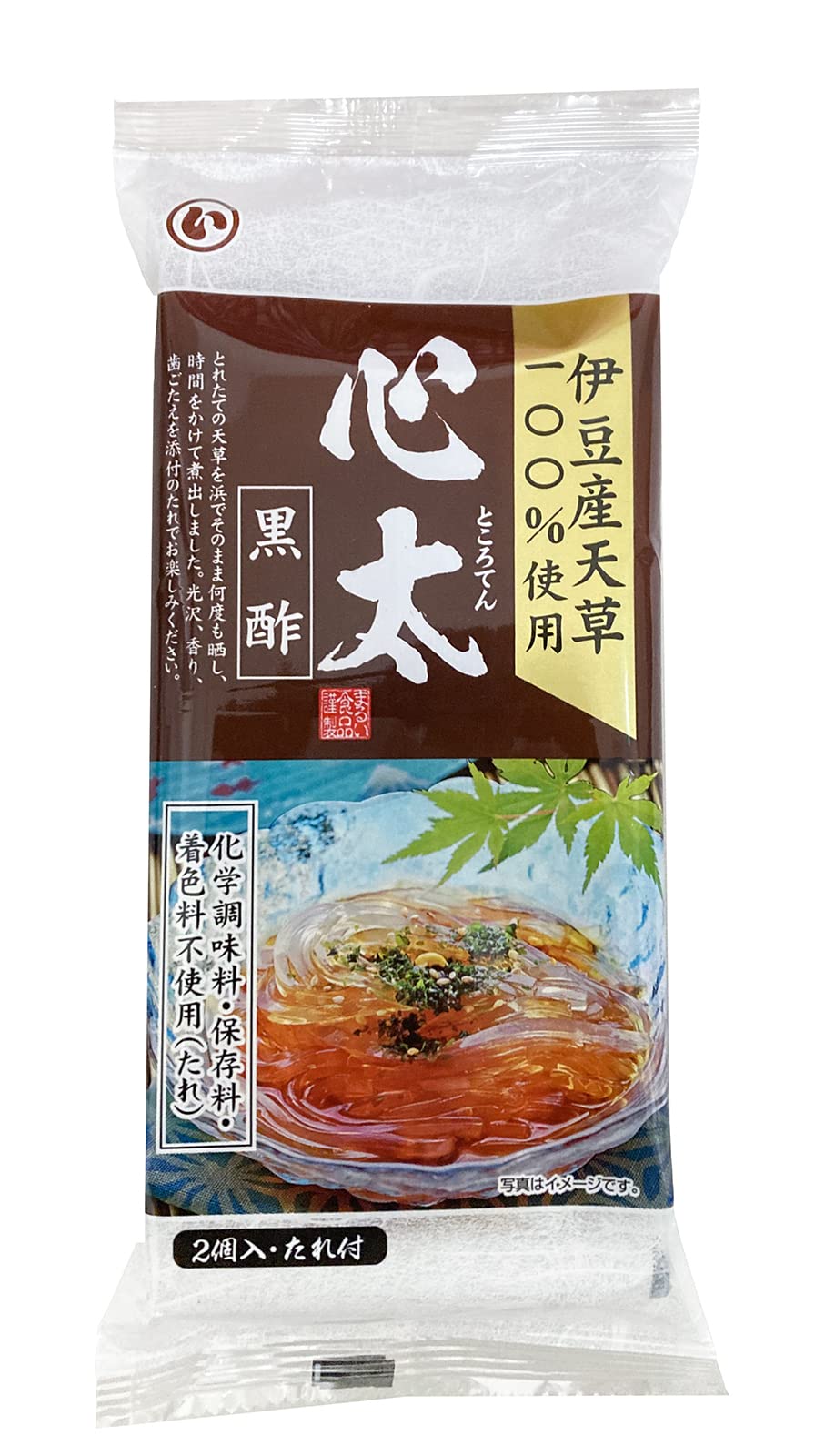 Amazon | まるい食品 伊豆産天草100%使用 ところてん 黒酢 85g×2たれ