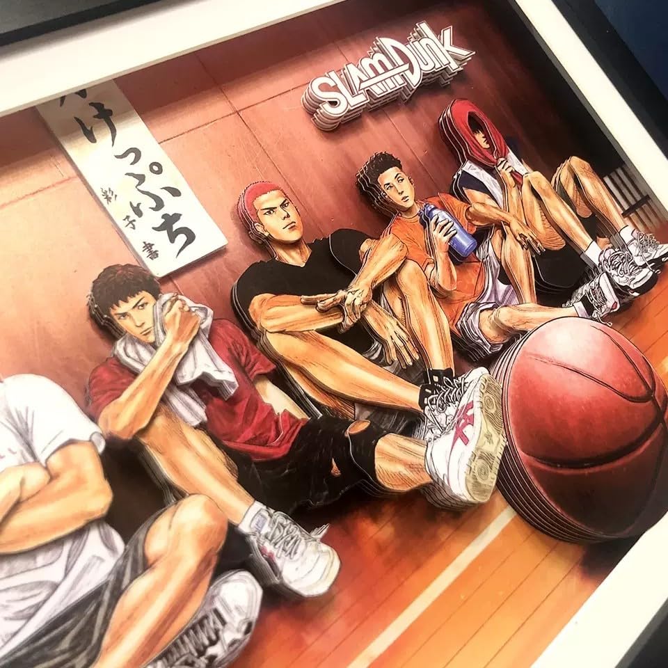 Amazon.co.jp: スラムダンク SLAM DUNK 海外限定 立体画 絵画 3D 5虎