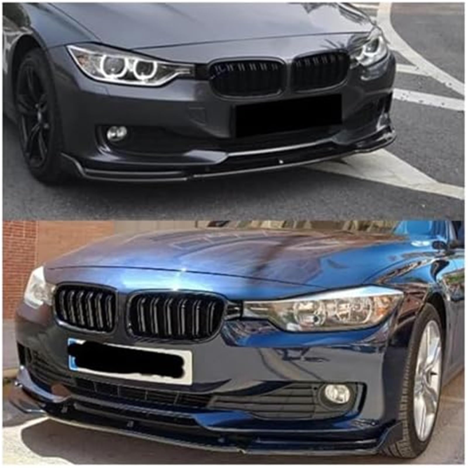 Splitter 3PCS, dla dla BMW, seria 3 F30 F31 2013-2019 przedni
