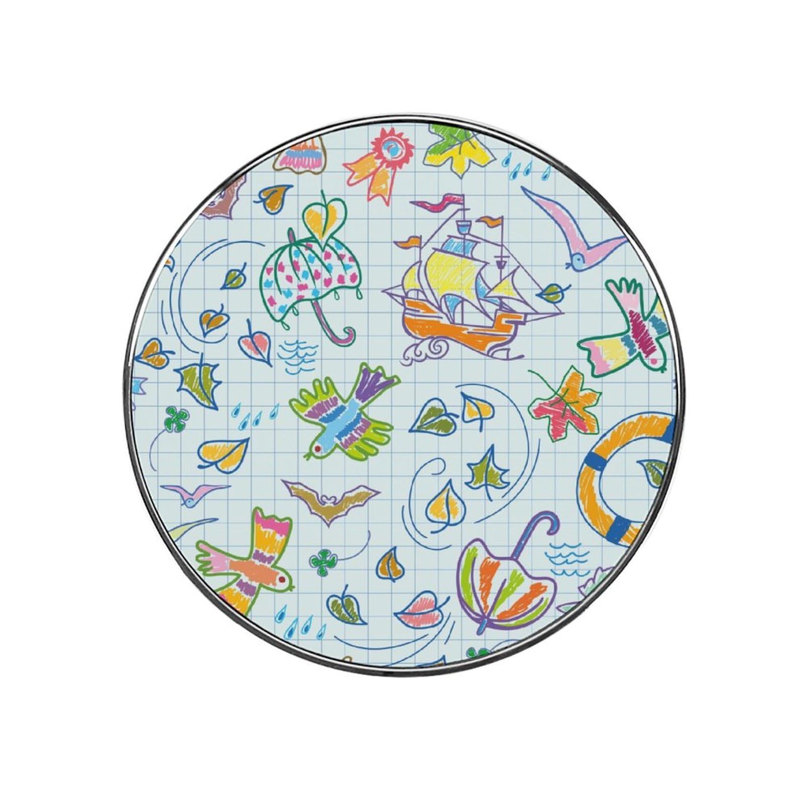 Bird Unbrella Boat Magnets For Fridge Kitchen Decoration For Refrigerators Whiteboards