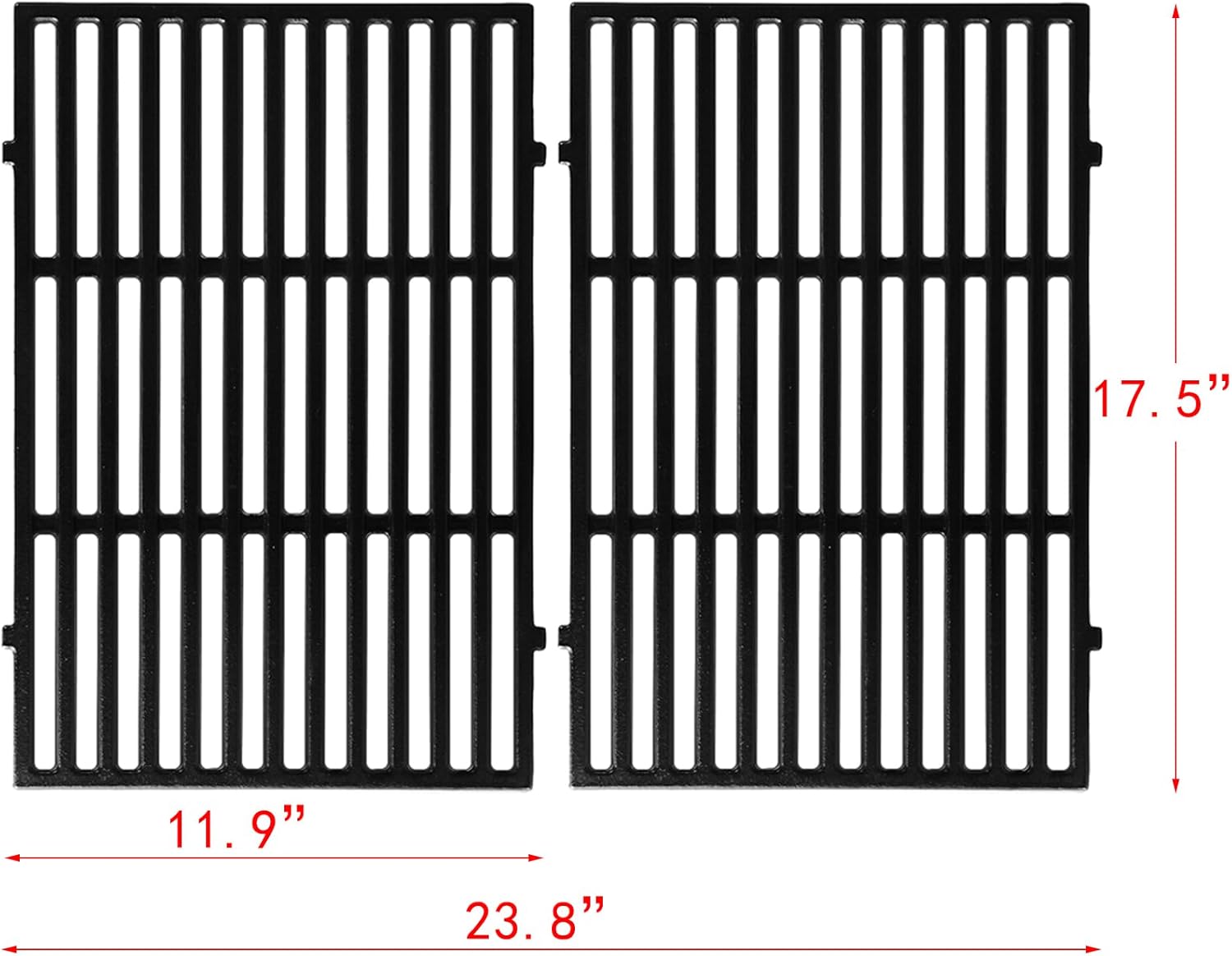Charbrofire Spirit and Spirit II 300 Series Parts 7658 Griddle 7638 Grates 7636 Flavorizer Bars and 69797 Burner for Weber Spirit E-310 E-320 E-330 S-310 S-320 S-330 SP-310 SP-320 SP-330