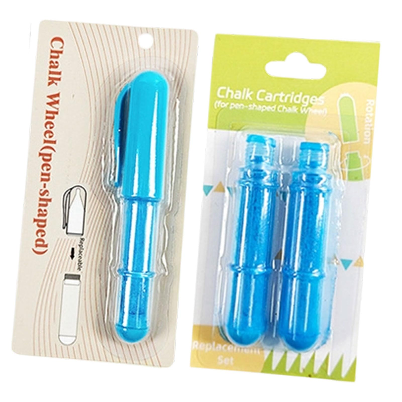 Ekoama Pen Styles Chalk Liner Featuring Cap and Fine Tip for Sewing Marking on Fabrics in Quilting Projects