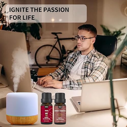 Miniatura 2 de Juego de aceites esenciales para difusor para el hogar, aceites difusores de aromas para aromaterapia, lavandería, fabricación de velas y jabón,