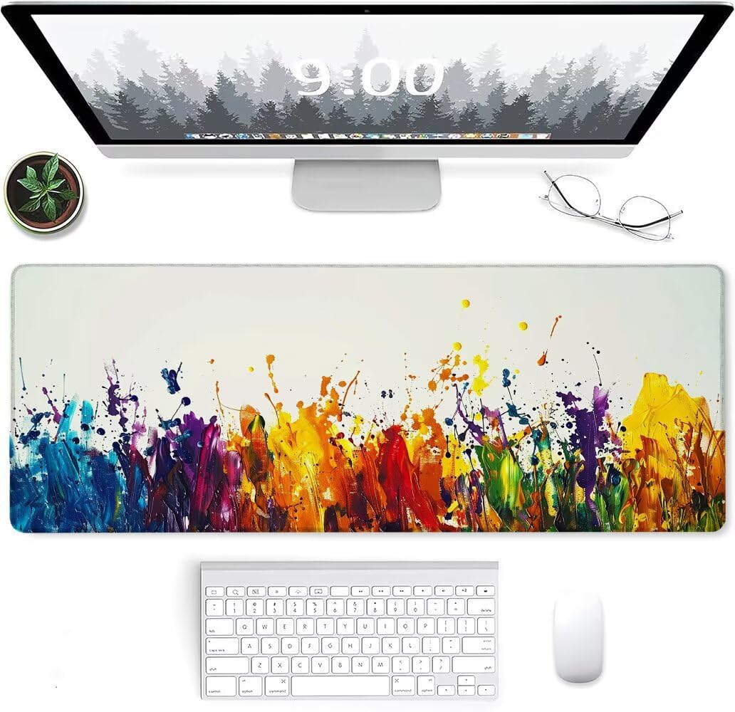 Mouspad XXL 900x400x3mm Mouse Pad Groß Abstrakt 3-F5CG9