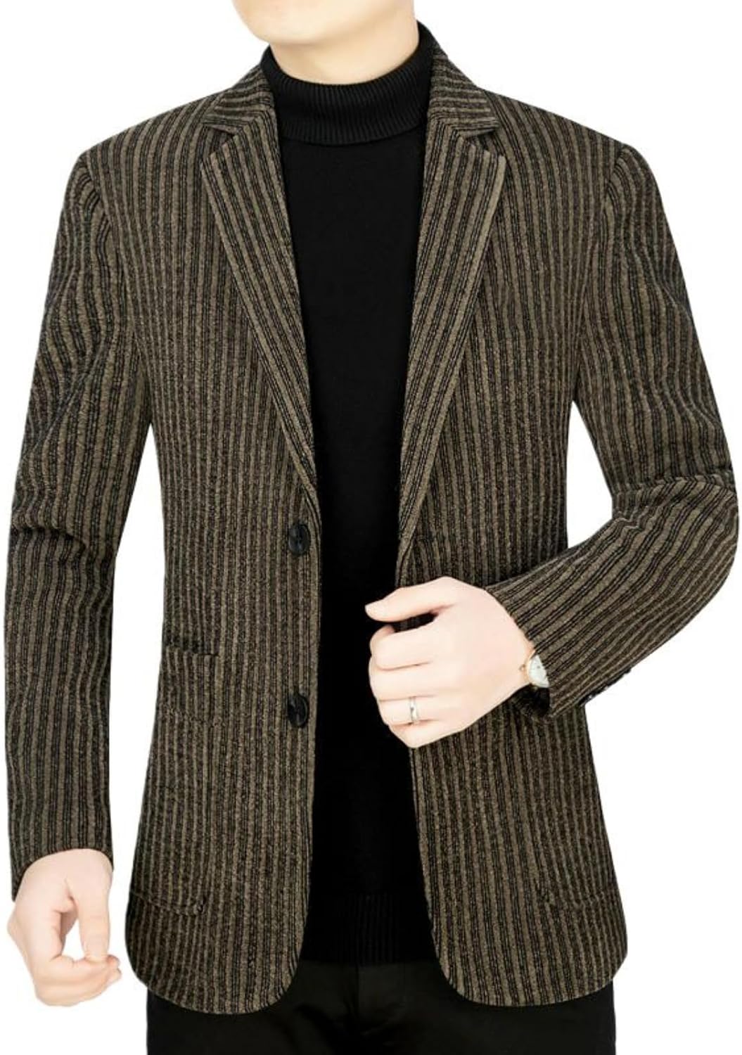 Men's Autumn Wool Slim-Fit Casual Blazer