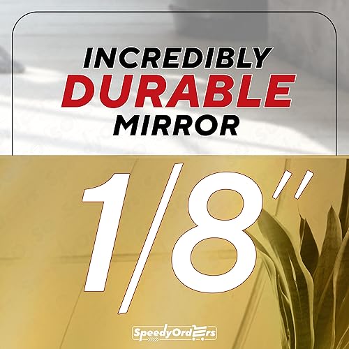 Miniatura 6 de SPEEDYORDERS espejo acrílico de lámina de plexiglás, espejo inastillable de plástico para paredes, decoración, manualidades, para el hogar, para