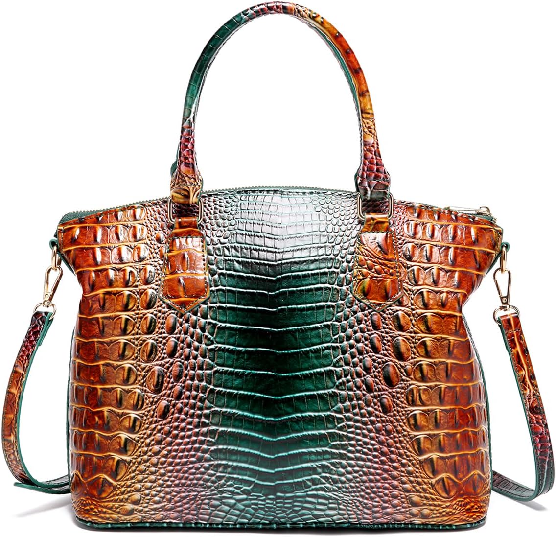 Crocodile Handbag Women Purse Satchel Bag Crossbody Classy Tote Bag Top Handle Vegan Leather Ladies Handbag purses - Image 5