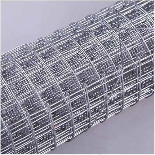 MAHFEI Malla de alambre de pollo, hoja de malla de alambre galvanizada ligera, valla decorativa sumergida en caliente, valla agrícola, 3.3ft, 4.9ft