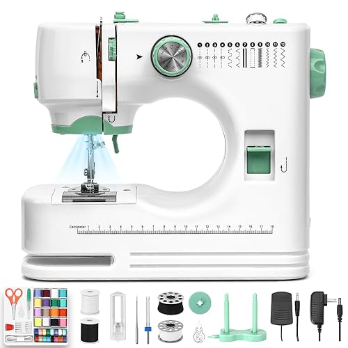Sewing Machine for Beginners -12 Built-in Stitches|42 PCS Accessory Kit,Foot