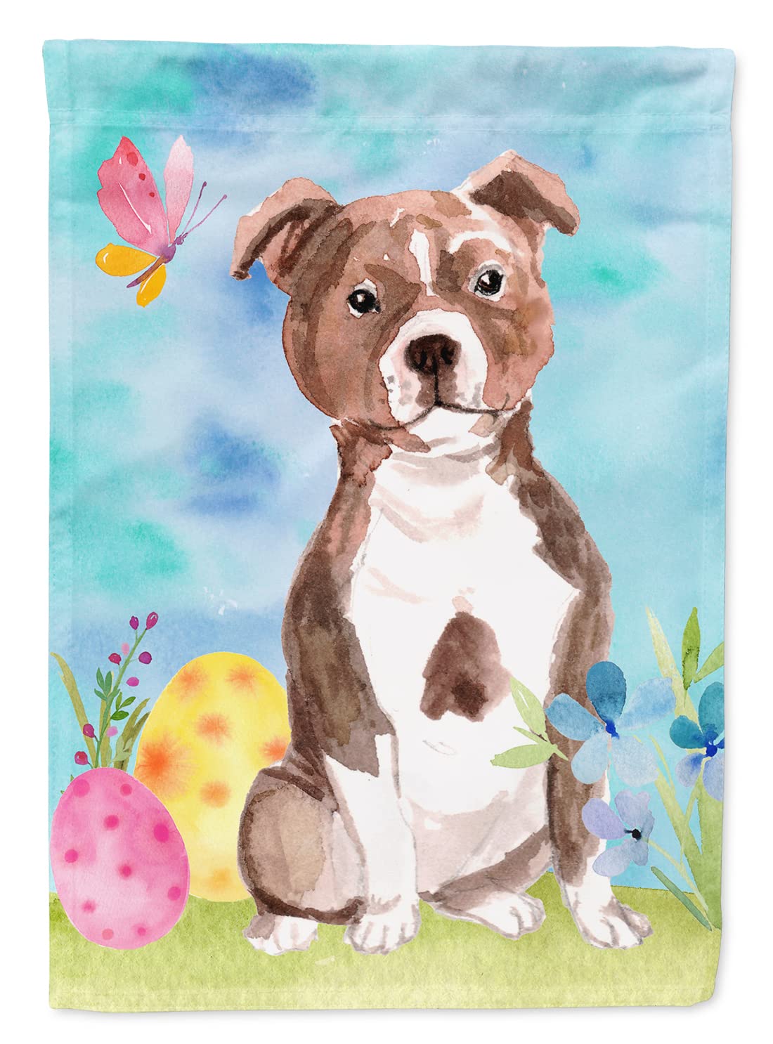 Drapeau Caroline's Treasures BB9636CHF cadeau idéal Pâques pour passionné de chien