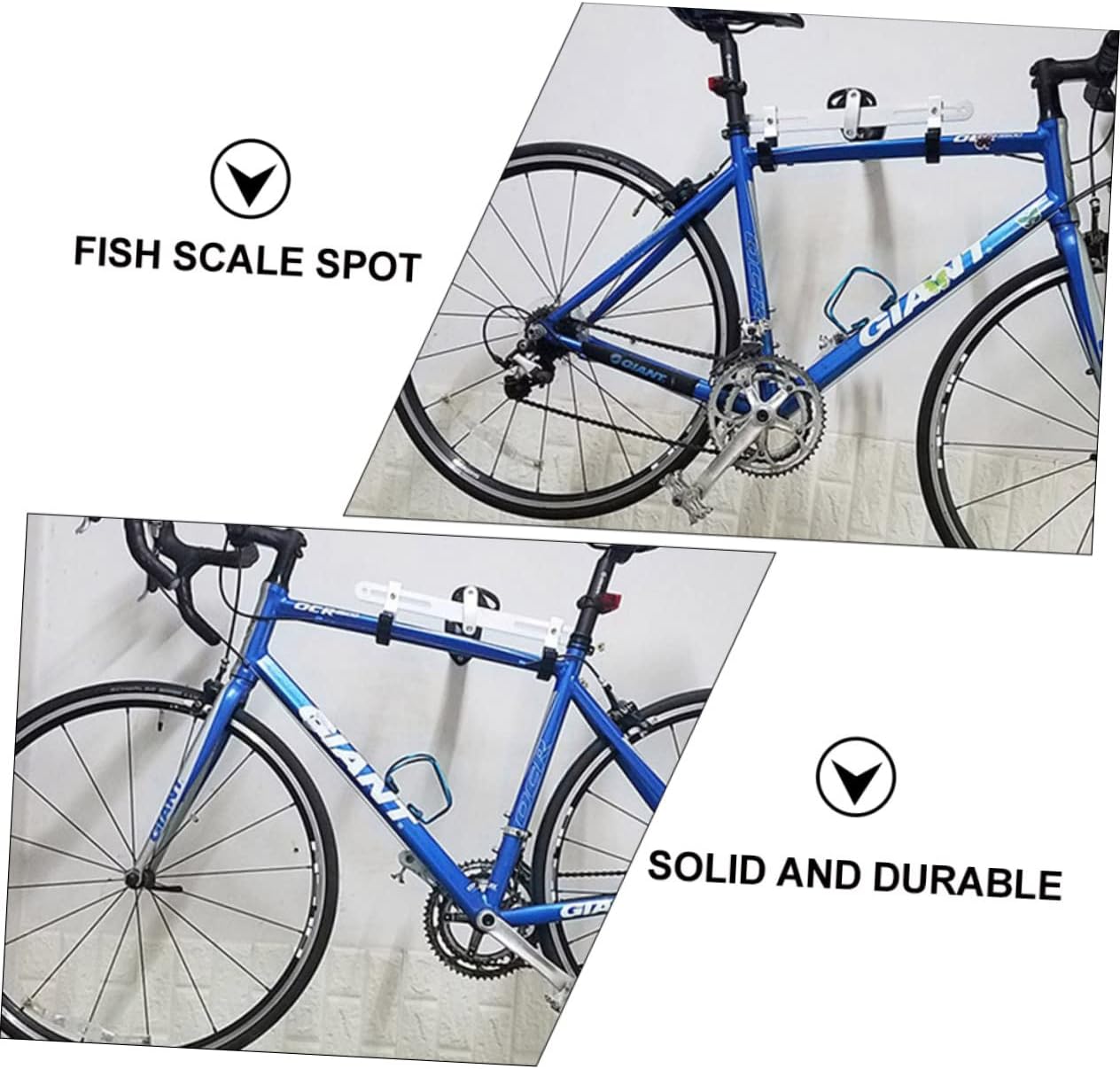 1pc Adjustable Bike Wall Mount Rack Bicycle Parking Stand Space-Saving Storage for Indoor Use Easy to Install and Secure