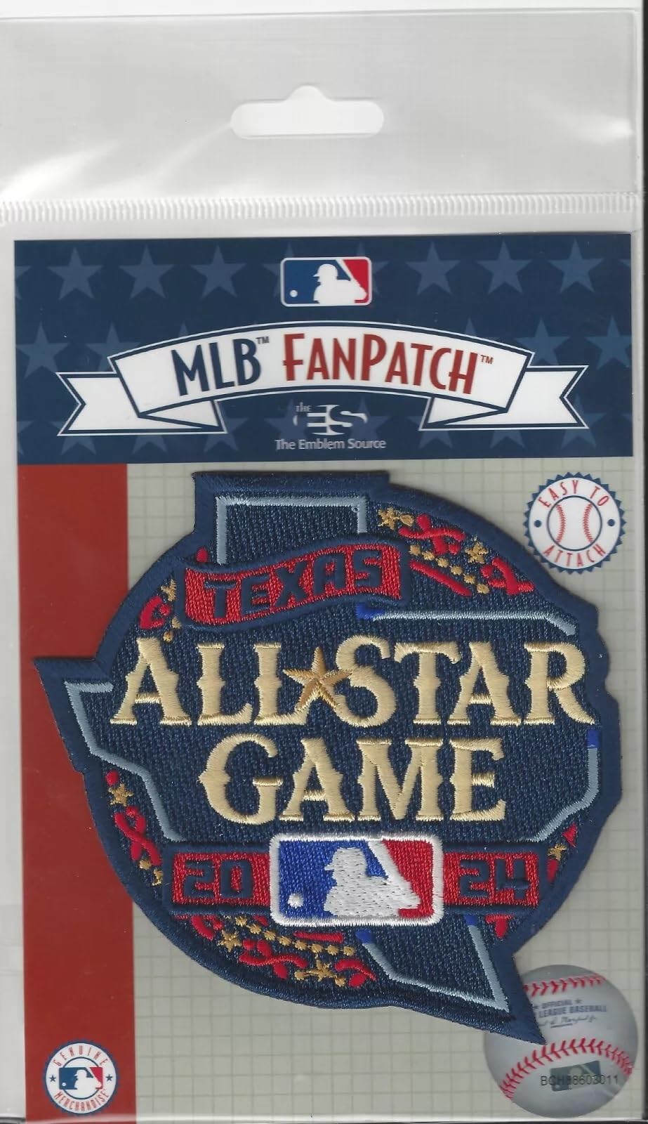Emblem Source Texas Rangers 2024 MLB All Star Game Collectible Patch