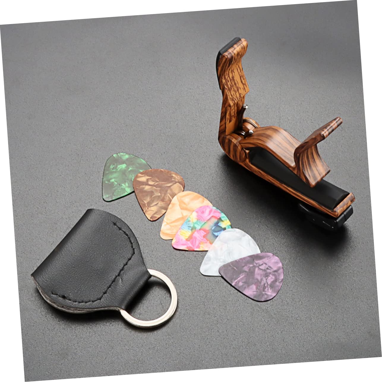 Abaodam 4sets Capo Per Chitarra Plettri e Accessori Musicali Per Chitarra Acustica Elettrica e Ukulele