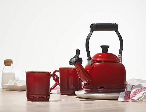 Miniatura 8 de Le Creuset juego de tetera y 2 tazas de acero esmaltado y cerámica